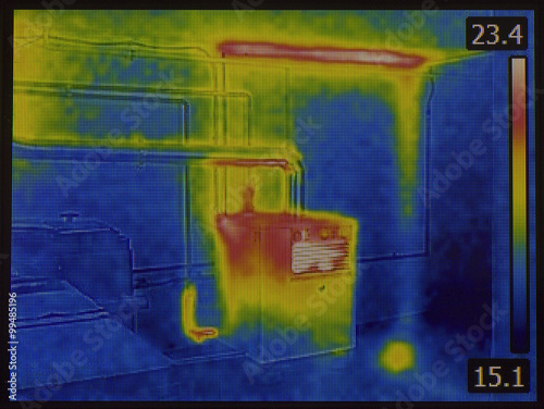 Heat Dissipation Thermal Image