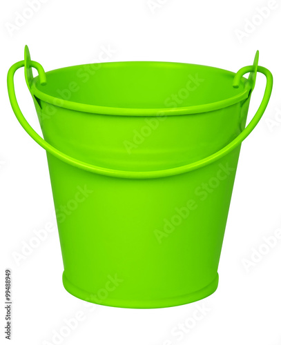 Empty bucket - green
