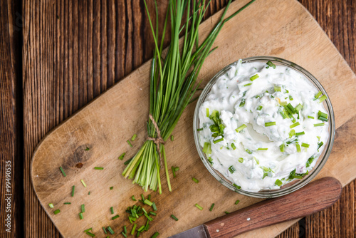 Bowl with Herb Curd