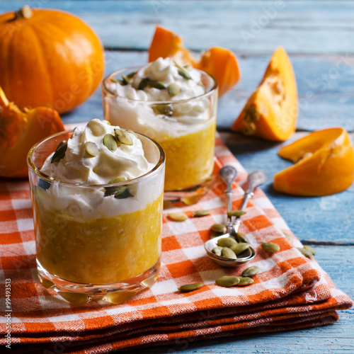 Dessert from the pumpkin