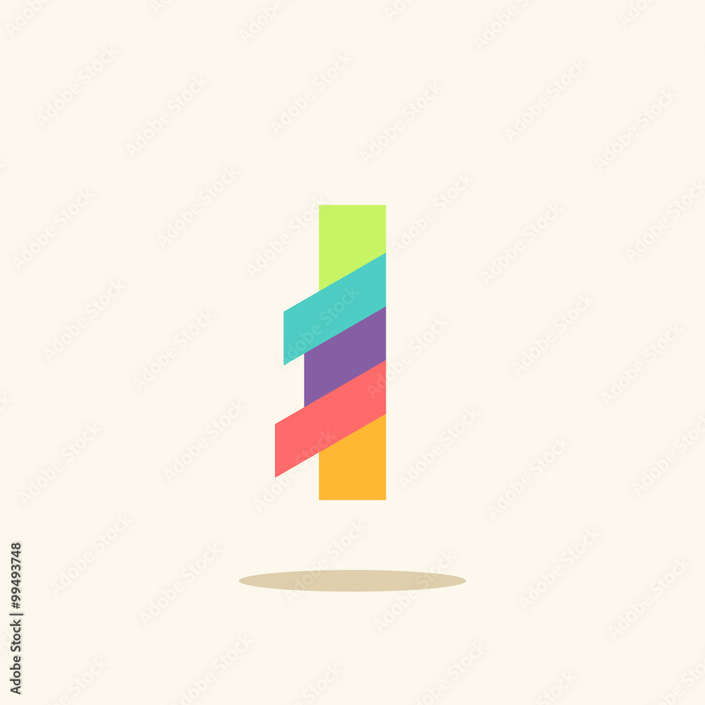 Letter I logo icon design template elements Letter I logo icon design template elements