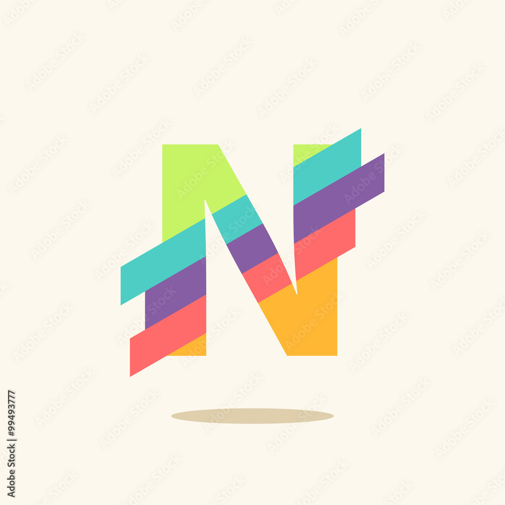 Letter N logo icon design template elements Letter N logo icon design template elements