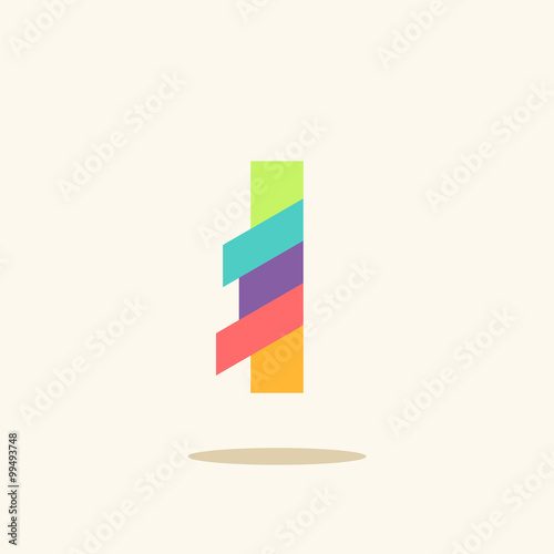 Free Download Letter I logo icon design template elements - GFXLoad