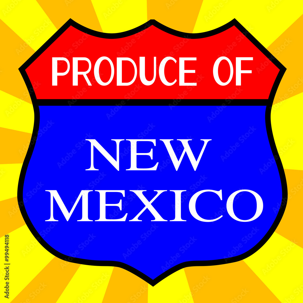 Fototapeta premium Produce Of New Mexico
