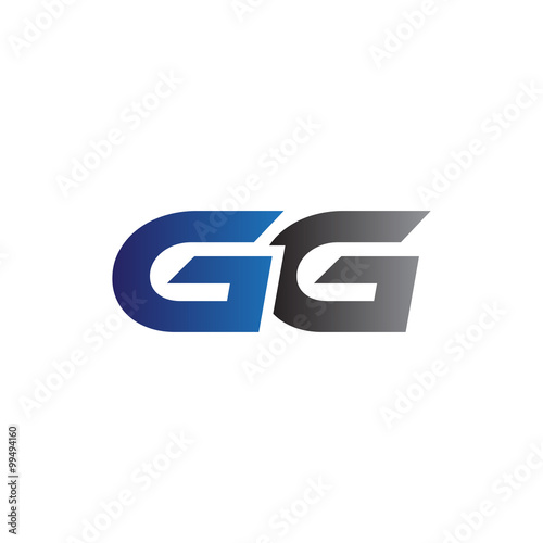Free Download Simple Modern letters Initial Logo gg - GFXLoad