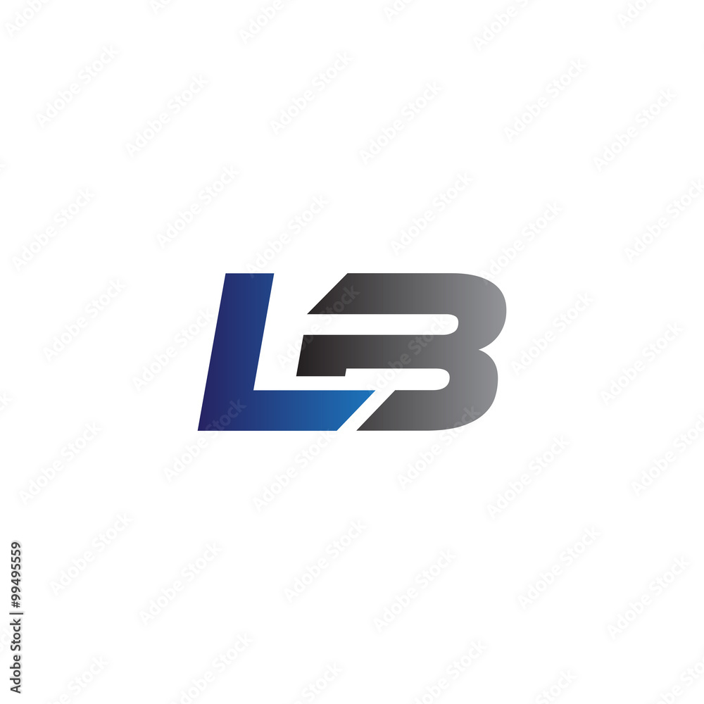 Simple Modern letters Initial Logo lb Simple Modern letters Initial Logo lb