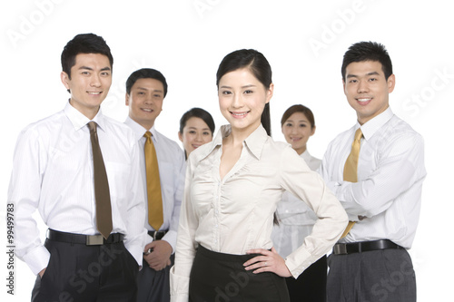 A group of business people