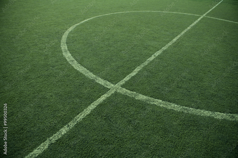 Obraz premium Landscape Of Soccer Field