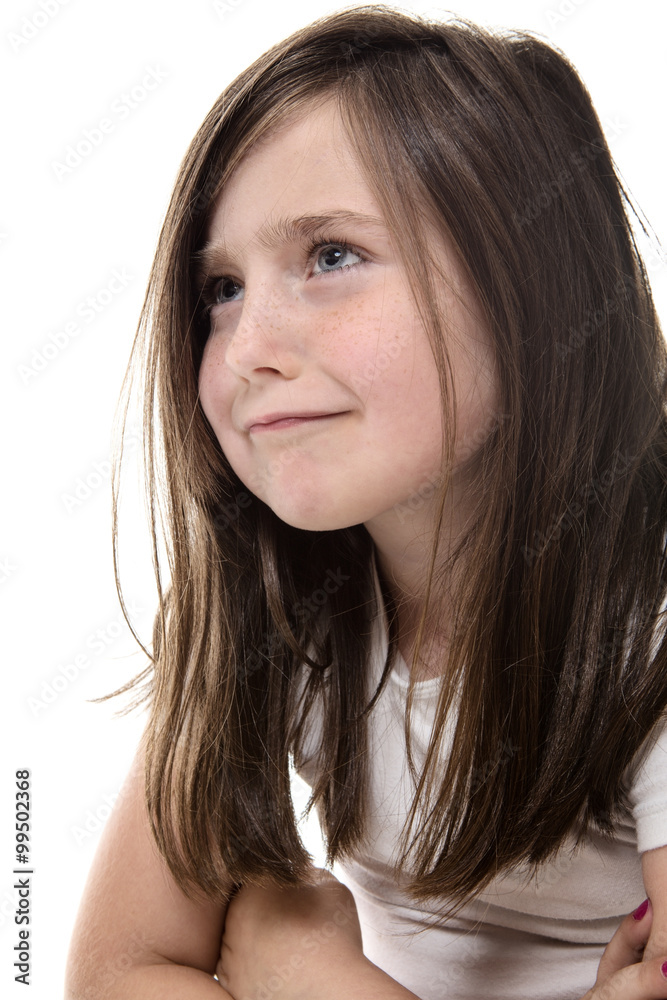 confused young girl confused young girl