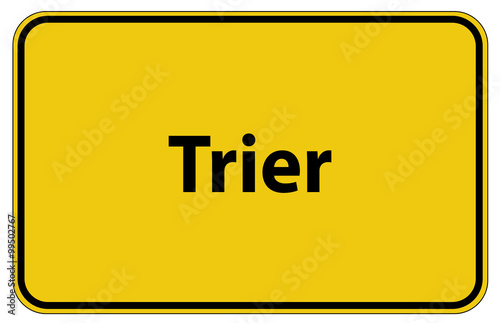 Ortstafel Trier in Deutschland