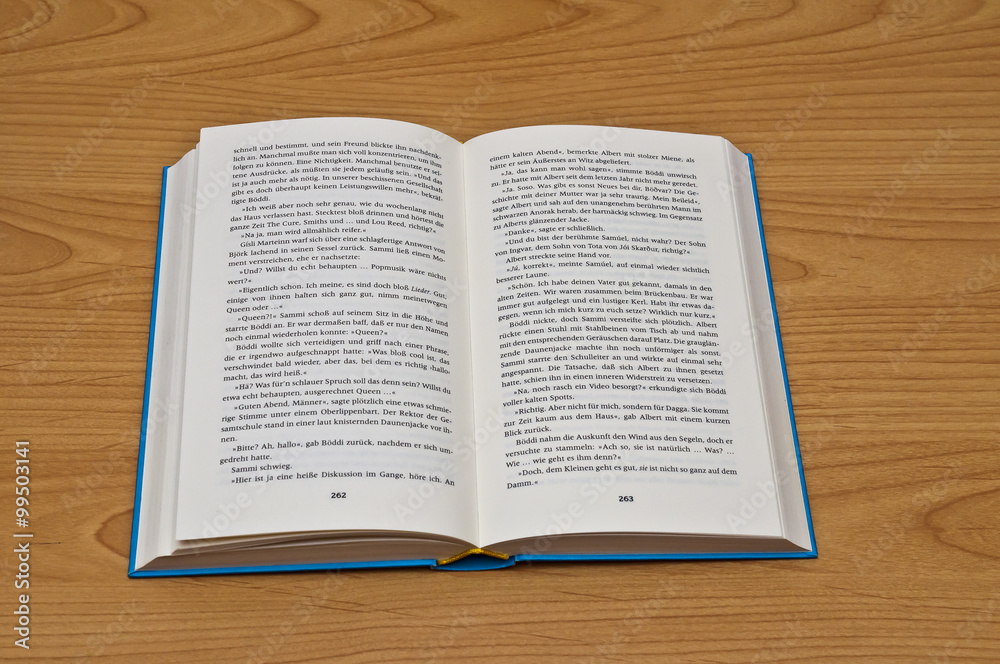 aufgeschlagenes Buch 
