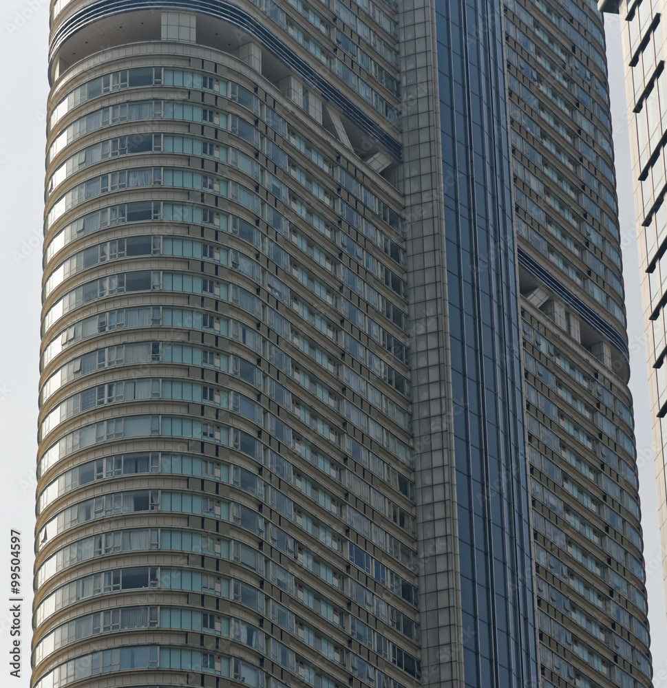 round-shaped skyscraper