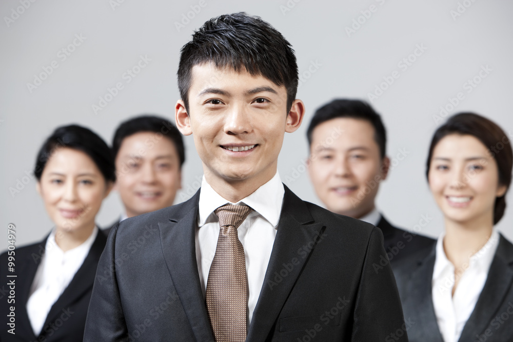 Portrait of professional and confident business team Portrait of professional and confident business team