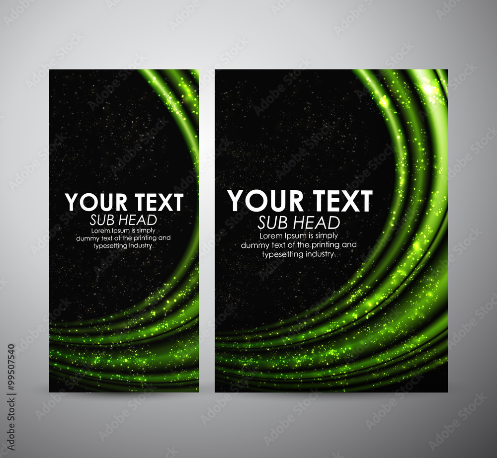 Fototapeta premium Abstract brochure business design template or roll up. Vector illustration