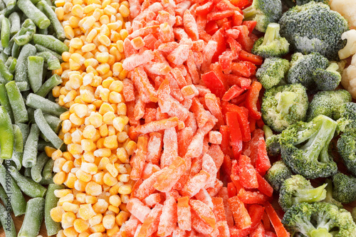 Mixed vegetables background