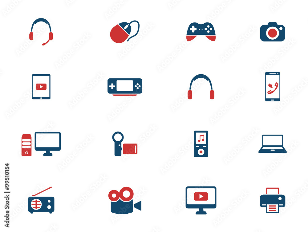 Gadgets simply icons