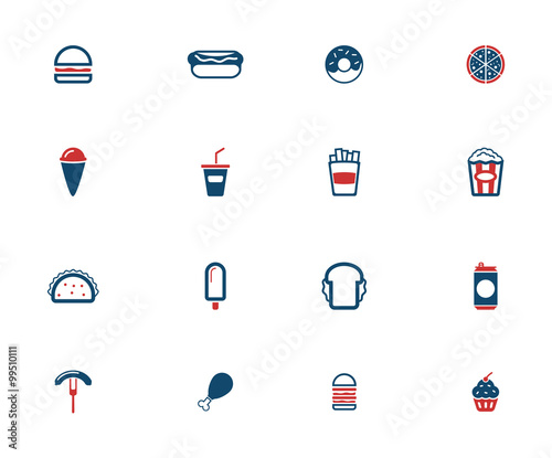 Fast food simply icons © ayax