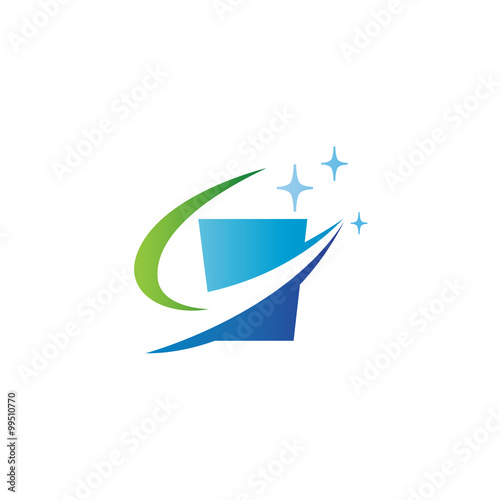Cleaning bucket Logo