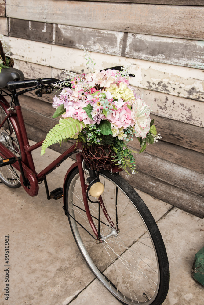 Bicycle flower basket