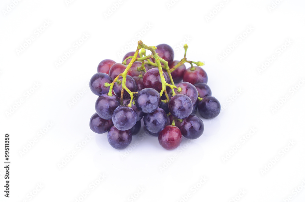 red grape isolated on white red grape isolated on white