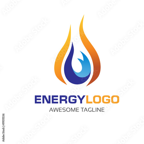 oil gas and energy logo © krustovin