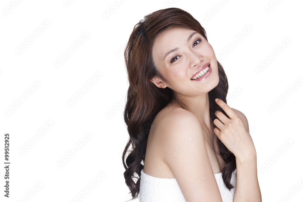 Portrait of a Happy Beautiful Young Woman Portrait of a Happy Beautiful Young Woman