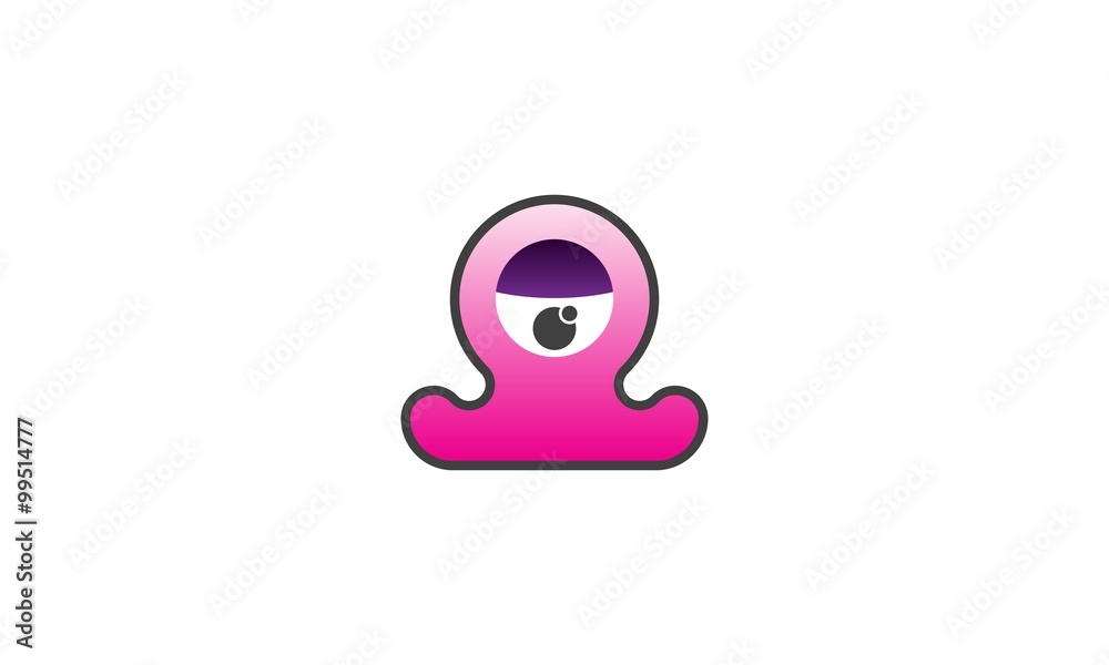 Obraz premium Octopus Monster