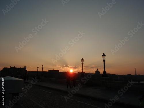 Sonnenuntergang in Paris