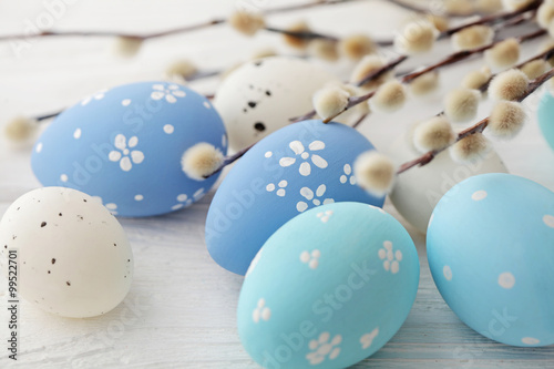 Canvas Print easter eggs