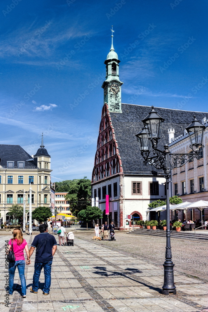 Obraz premium Zwickau Hauptmarkt