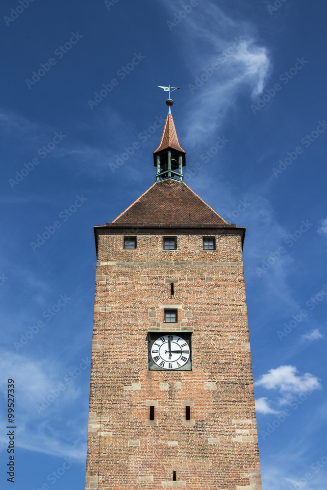 White Tower in Nuremberg, Germany, 2015