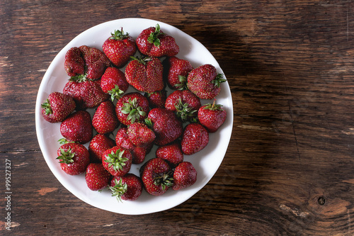 Fresh garden strawberries