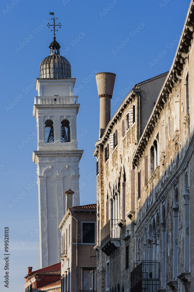 San Giorgio dei Greci in der Altstadt von Venedig, Italien