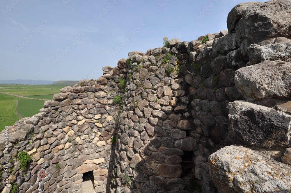 Su Nuraxi archaeological site in Barumini, Sardinia