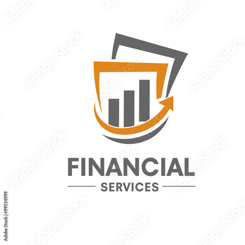 financial logo vector