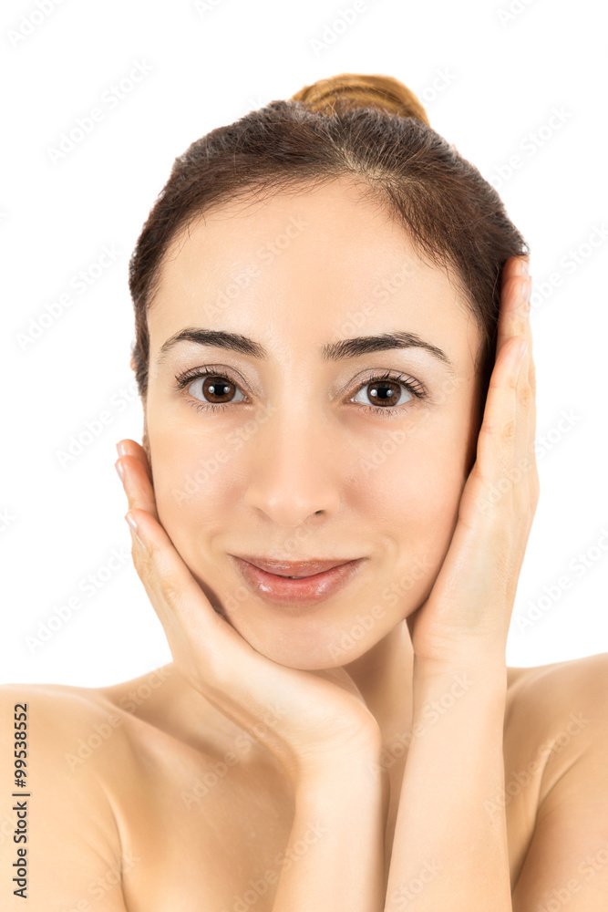 Woman facial skin