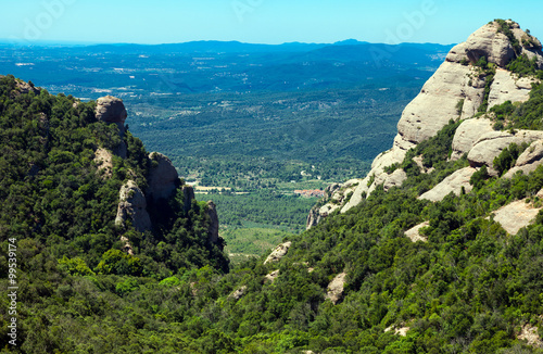 Montserrat  mountain  near city of Barcelona © DariaTrofimova