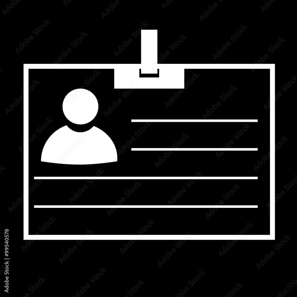 Id card icon Id card icon