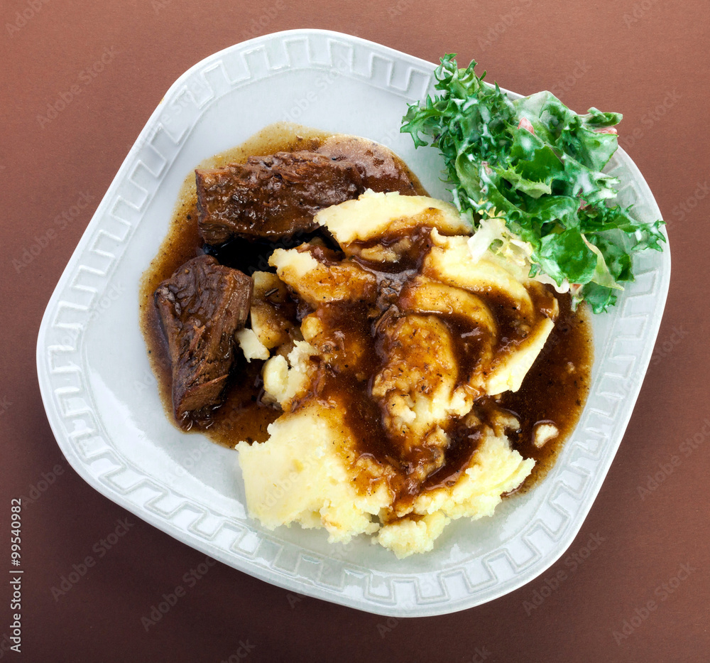 Wild boar meat sauce with potatoes Wild boar meat sauce with potatoes