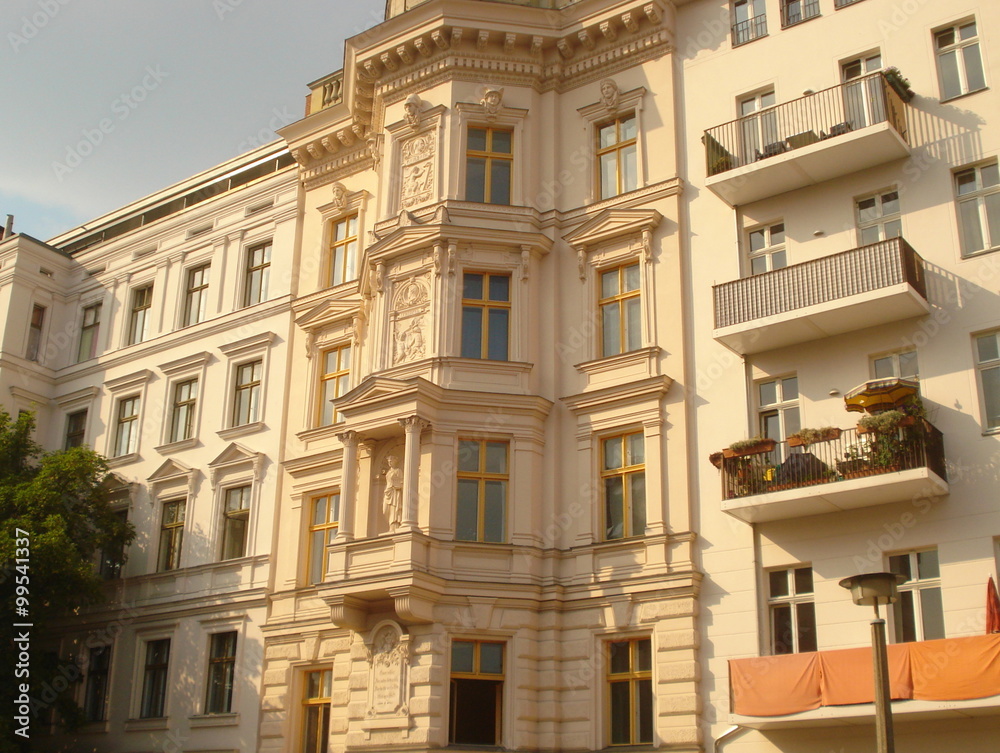 Berlino Est, facciata di un palazzo
