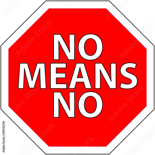 no means no