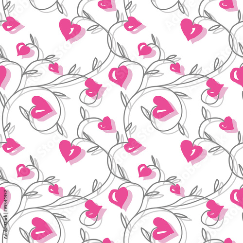 Wallpaper Mural Love Seamless Background Torontodigital.ca