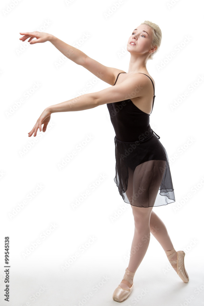 graceful ballerina in studio graceful ballerina in studio
