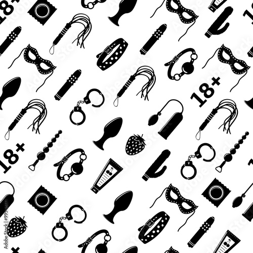 Sex seamless pattern