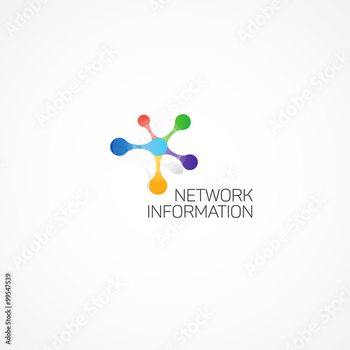 Network Information. Abstract illustration on the theme of information.