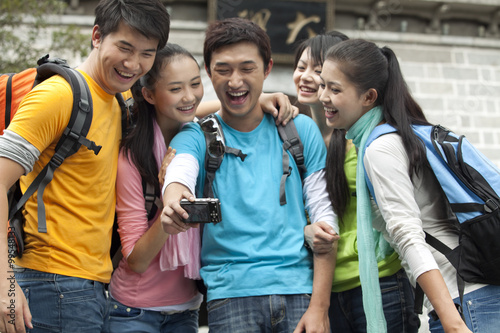 Five Friends Taking a Self Portrait