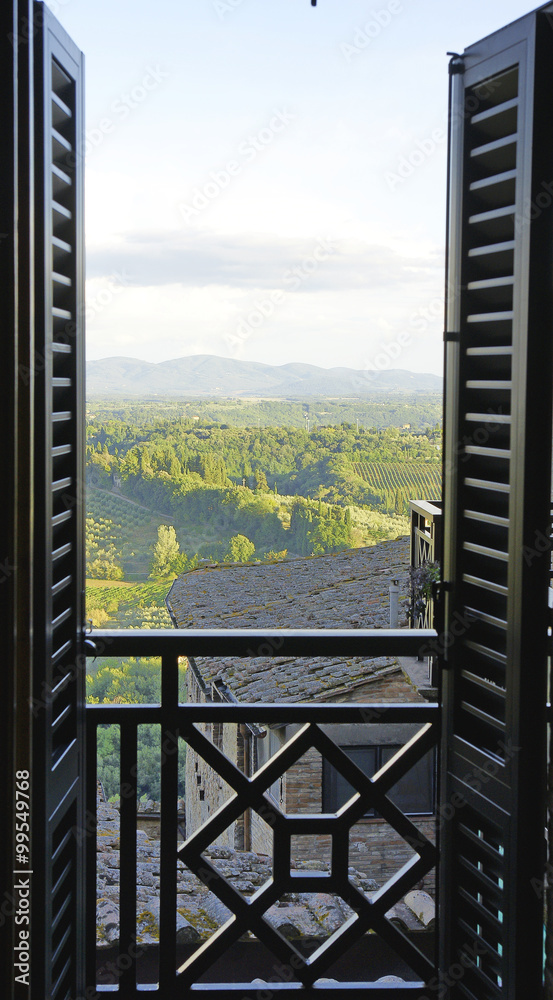 Fototapeta premium San Gimignano, La Toscana, Italia