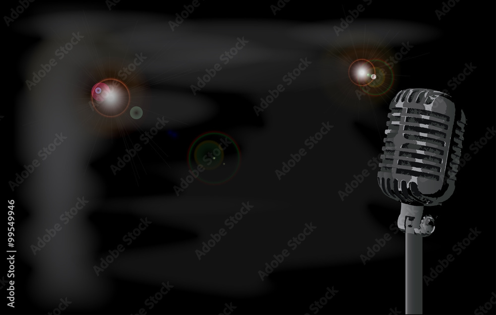 Fotografie Smokey Club Background