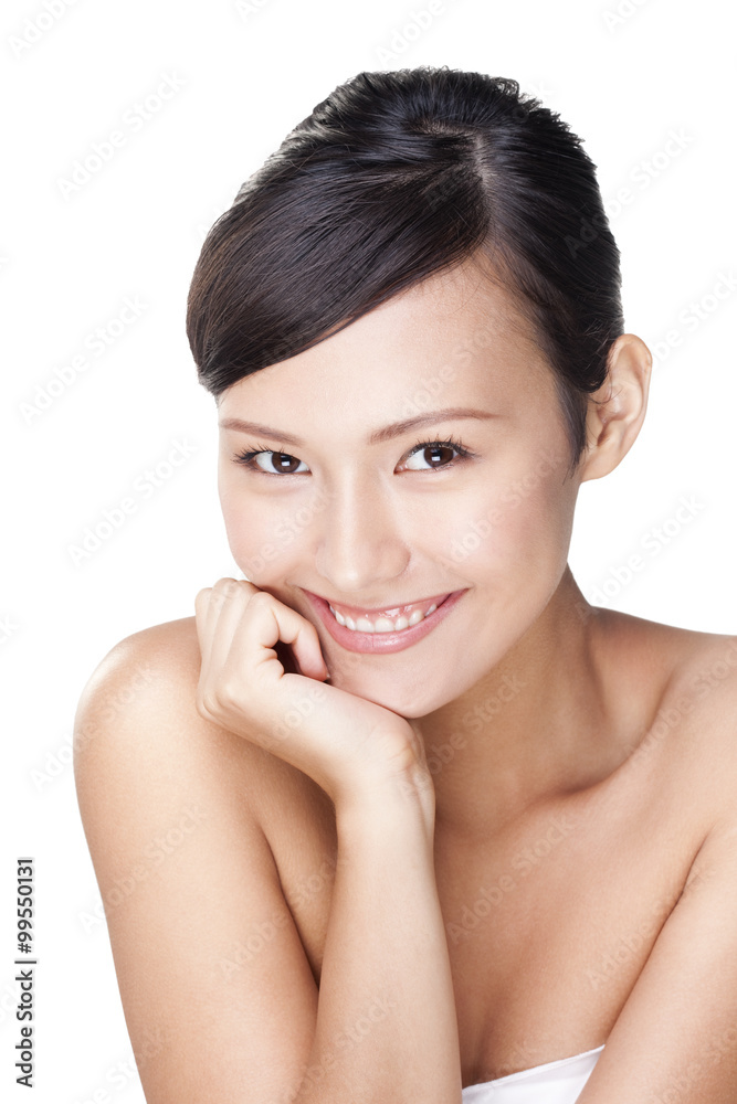 Portrait of a Happy Beautiful Young Woman Portrait of a Happy Beautiful Young Woman