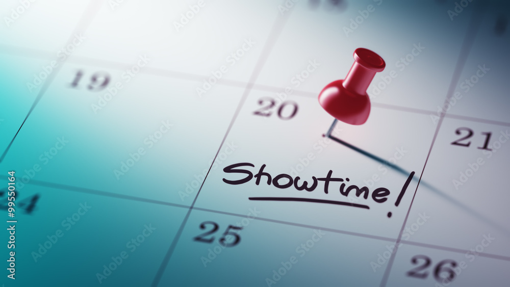 Concept image of a Calendar with a red push pin. Closeup shot of Concept image of a Calendar with a red push pin. Closeup shot of